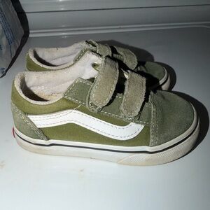 Vans Kids Olive Green Sneakers